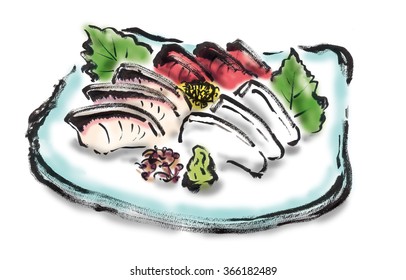 ブリ 刺身 のイラスト素材 画像 ベクター画像 Shutterstock