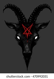 Satan Goat Head