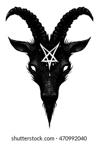 Satan Goat Head