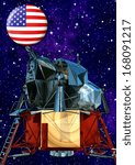 satelite orbiting  in the space