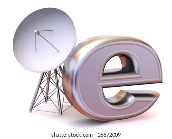 Satellite with E.
