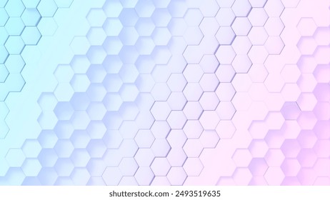 satisfying gradient soft color abstract background 3d illustration. Can be used to represent futuristic gamer backdrop pattern, girl stream background or technology geometric surface - Powered by Shutterstock