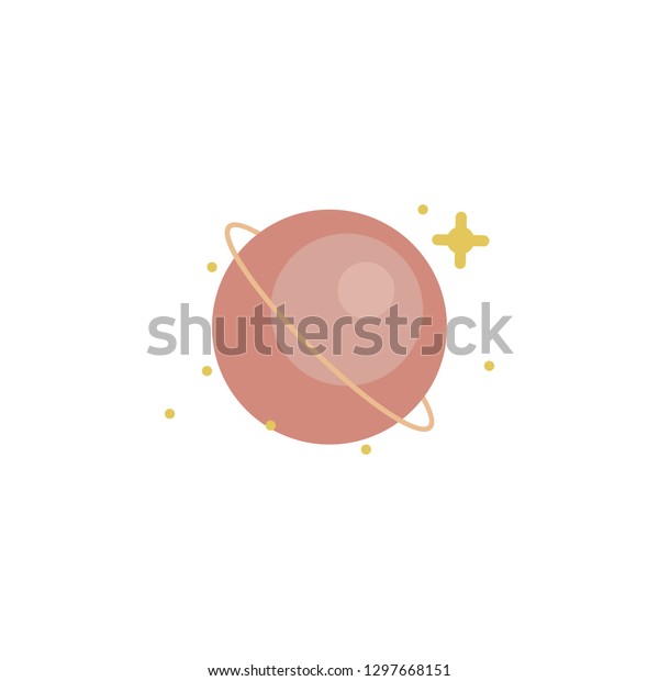 Saturn\
colored icon. Element of space illustration. Signs and symbols icon\
can be used for web, logo, mobile app, UI,\
UX