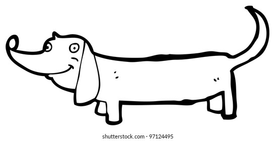 Sausage Dog Cartoon Stock Illustration 97124495 | Shutterstock