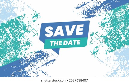  save the date. Template for background, banner, card, poster with text inscription.