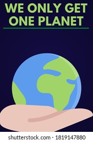 Save Planet Earth Poster Stock Illustration 1819147880 | Shutterstock