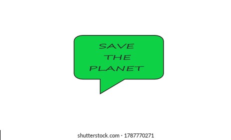 Save The Planet. Motivational Animation