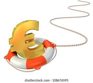 saving euro 3d concept