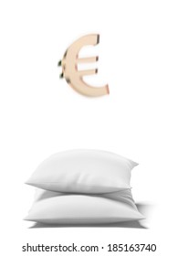 Saving euro concept