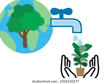 Saving trees helps conserve water as they play a vital role in the water cycle. By preserving forests, we ensure sustainable water sources and protect our environment for future generations. - Powered by Shutterstock