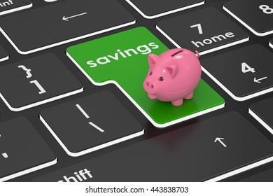 Savings concept, 3D rendering