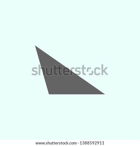 scalene icon. Elements of geometric figures illustration icon. Signs and symbols can be used for web, logo, mobile app, UI, UX