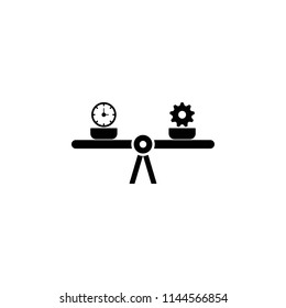 scales time and control icon. Element of concentration icon for mobile concept and web apps. Detailed scales time and control icon can be used for web and mobile