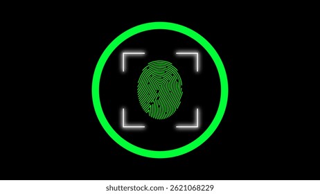 Scan QR code icon scanning code sign. scan QR Code Bar code Payment success Buy Electronic Payment Scan animated on black background.