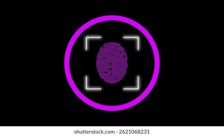 Scan QR code icon scanning code sign. scan QR Code Bar code Payment success Buy Electronic Payment Scan animated on black background.