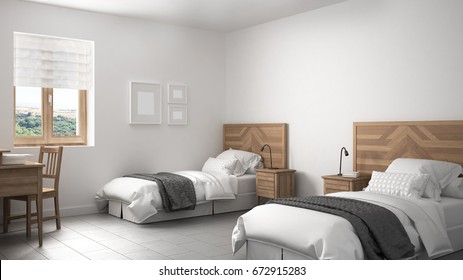 Imagenes Fotos De Stock Y Vectores Sobre Bedroom With Two