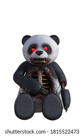 Scary 3D Rendered Evil Teddy Bear