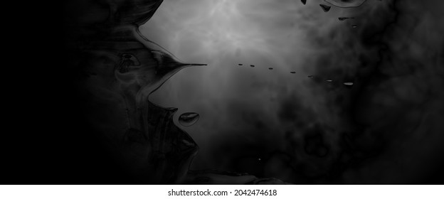 Scary Dark Grunge Goth Design . Horror Black Background