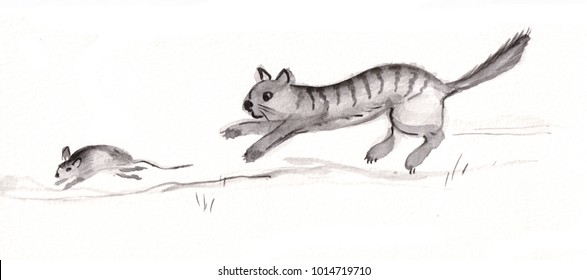 Hunting Mice Images Stock Photos Vectors Shutterstock