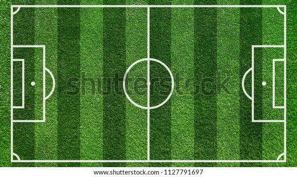 Scheme Football Field Green Color Look Stock Illustration 1127791697 ...