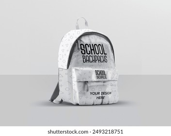 School Backpack Mockup vol. 3