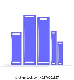 School Books Of Different Sizes.