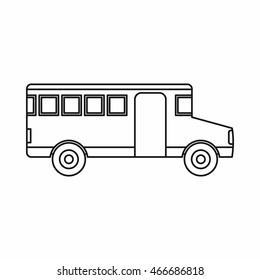 Cartoon School Bus Handdrawn Vector Illustration Stock Vector (Royalty ...