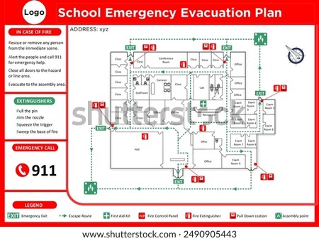 School Emergency Evacuation Plan. A school evacuation plan ensures safe, organized, and timely evacuation during emergencies, minimizing risks and confusion