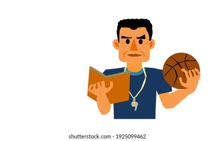 School
Illustration Of A Male PE Teacher