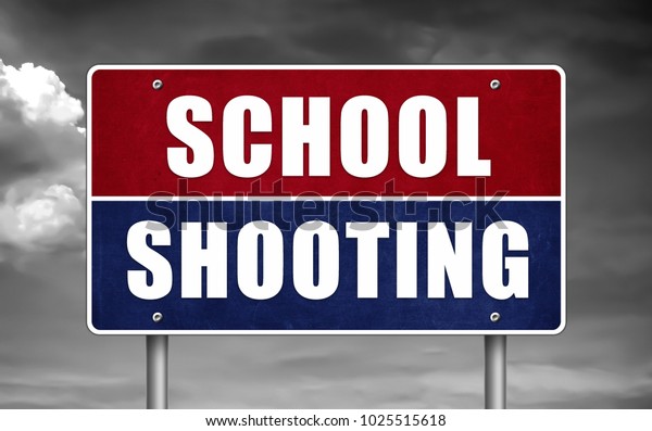 School Shooting - road\
sign