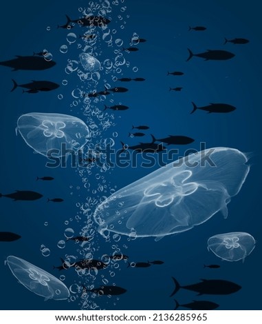 Similar – Image, Stock Photo Under the sea… Sea water