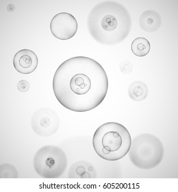 Science background with cells. Graphic concept for your design.