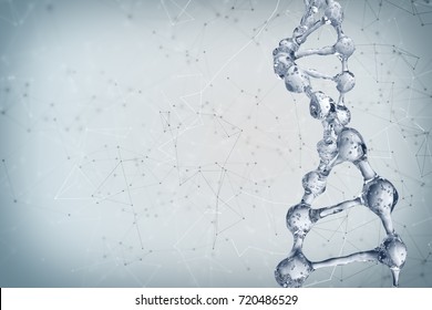 Science background with DNA molecules. 3D rendering - Powered by Shutterstock - Get 15% off with code: PIKWIZARD15