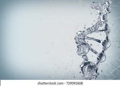 Science background with DNA molecules. 3D rendering - Powered by Shutterstock - Get 15% off with code: PIKWIZARD15
