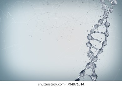 Science background with DNA molecules. 3D rendering - Powered by Shutterstock - Get 15% off with code: PIKWIZARD15