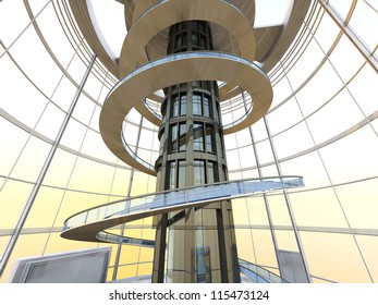 618 Futuristic elevator 3d Images, Stock Photos & Vectors | Shutterstock