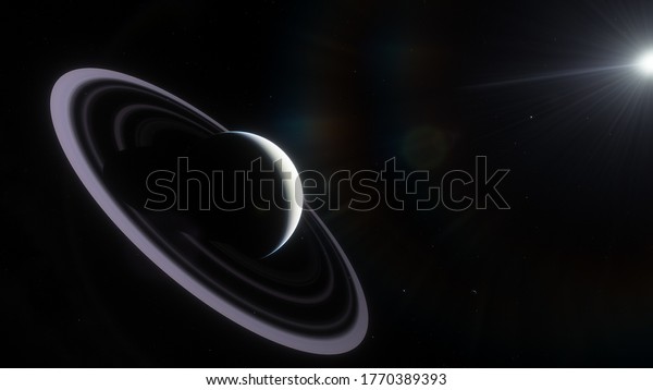 science fiction wallpaper, cosmic landscape,\
realistic exoplanet, beautiful alien planet in far space, detailed\
planet surface 3d\
render