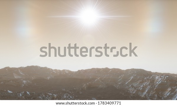 science fiction wallpaper, cosmic landscape,\
realistic exoplanet, abstract cosmic texture, beautiful alien\
planet in far space, detailed planet surface, abstract aerial view,\
abstract texture 3d\
rende