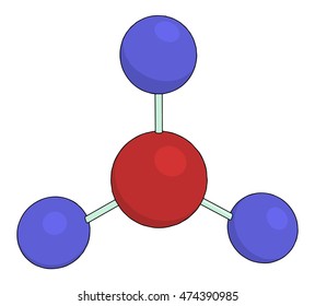 Science Molecules On White Background Stock Illustration 474390985