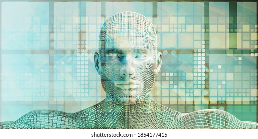 Science Technology Life Sciences Development as Concept 3d render