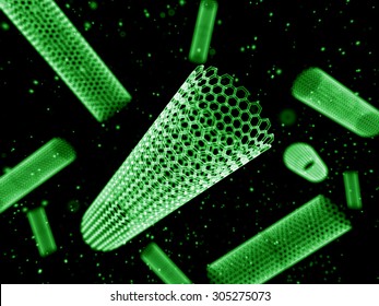 scientific illustration of a nano tube