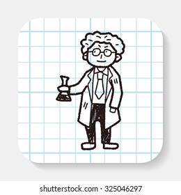 scientist doodle
