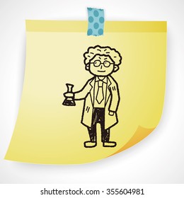 scientist doodle