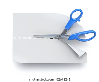 Scissors Cutting Paper