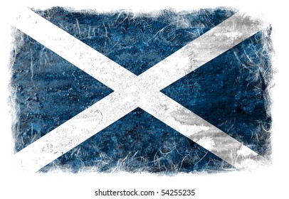 Scotland Grunge Flag