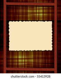 scrapbook composition with space