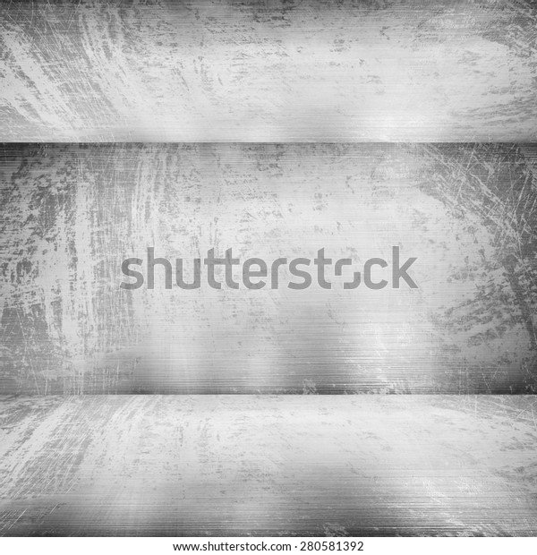 Scratched Metal Background Stock Illustration 280581392