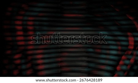 Screen display scan lines with distorted rgb glitch effect abstract background