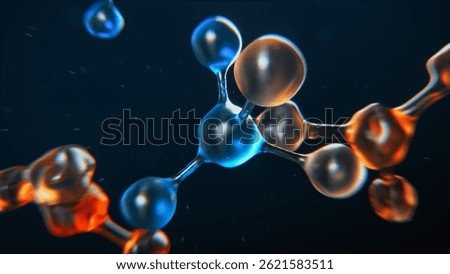 Screen Replacement Template with Molecular Modeling Software with Technology for Gene and DNA Sequencing. 3D Visualization for Scientific, Educational and Medical Research and Therapeutics.