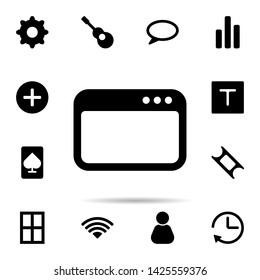 Screen Shot Icon. Universal Set Of Web For Website Design And Development, App Development